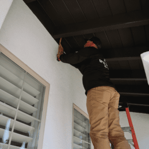Installing fire vents in eaves