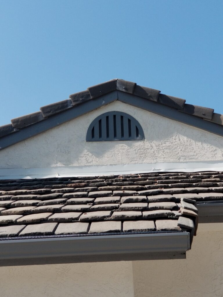 Semi-circle gable vent