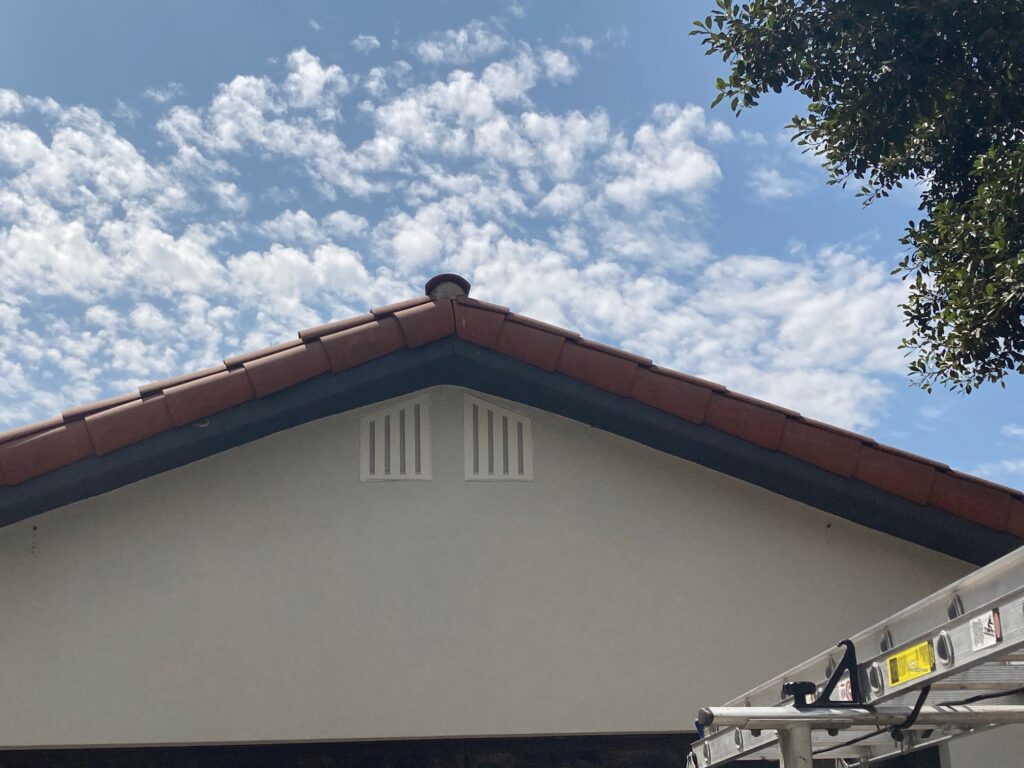 Custom fire-resistant gable vent